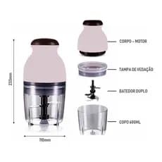 Cortador Capsula Laminas Aço Processador De  Alimentos