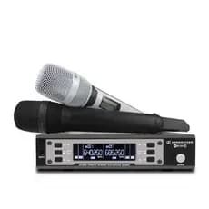 Microfone Sennheiser  Duplo Ew 135 g4 Bastão Skm9000 Digital Profissional