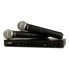 Microfone Sem Fio Duplo Shure Blx288 Pg58 Profissional No Brasil