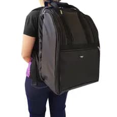 Raqueteira Mochila para 3 Raquetes Beach Tennis Pedal Preta Profissionais Amadores Praia Torneio Unissex Porta Óculos