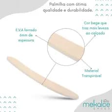 Palmilha Confortável 06mm para todos os calçados
