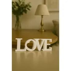 Decoração Minimalista Casa Sala Quarto Love Mesa Estante