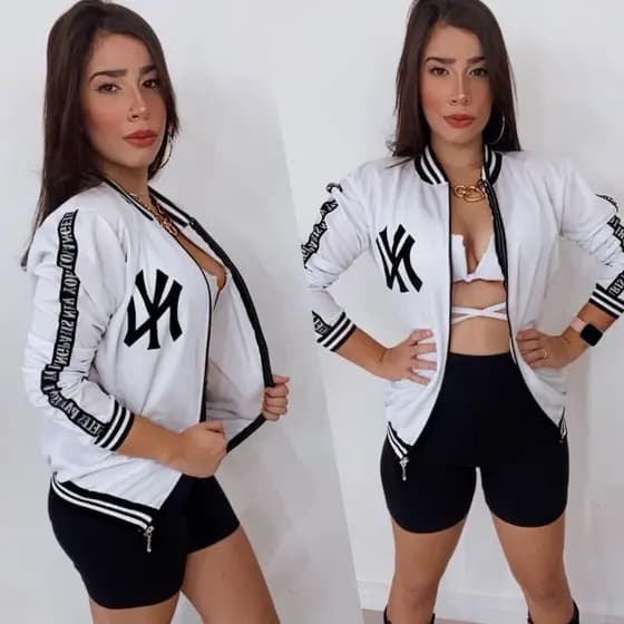 Blusa Jaqueta Feminina Corta Vento
