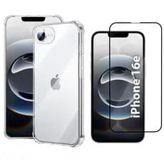 Capa Case Capinha Anti Impacto Para iPhone 16e + Película 3D Vidro Temperado