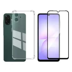 Capa Case Capinha Anti Impacto Para Galaxy A07 + Película 3D Vidro Temperado