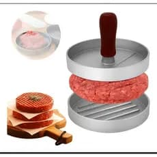 Modelador De Hamburguer Molde Forma De Aluminio Gourmet