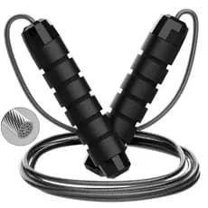 Corda De Pular Profissional 2,7m - ImpoFit - Crossfit Treino Funcional Rolamento Alta Velocidade- Ajustável Fitness Boxe
