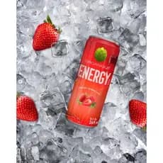 Energético Organique Energy Drink Sabor Frutas Vermelhas 269ml