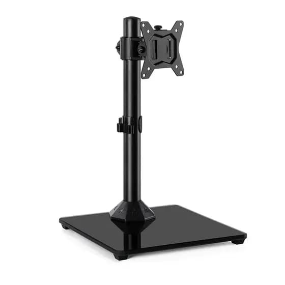 Suporte Monitor Tv Base Vidro Ajuste Altura Angulo Promoção