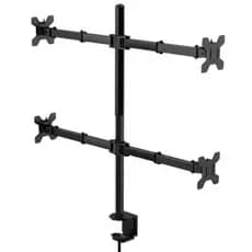 Suporte para 4 Monitor ou Tv Mesa Articulado Vesa 75 100mm aço Ajuste promoção