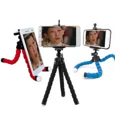 Mini Tripé Portátil Celular Suporte Polvo Flexível Tripé Celular