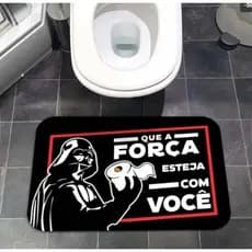 Tapete banheiro engraçado impermeavel antiderrapante decoraçao divertido