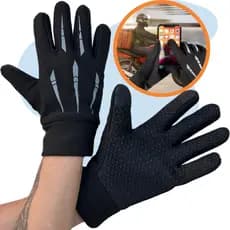 Luva Térmica Reforçada para Moto Bicicleta Motociclista com Touch para Mexer no Celular