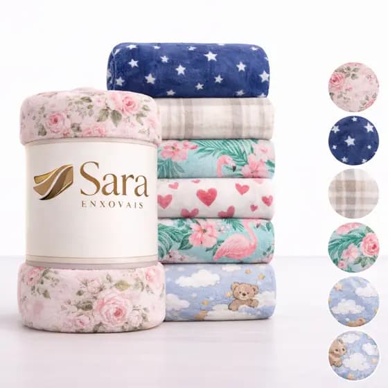 Coberta Manta casal Microfibra Estampas Sortidas
