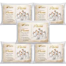 Kits Travesseiro Pluma de Ganso Descanso Antiacaro 70x50cm