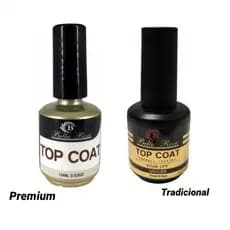 Top coat Bella Rosa Selante 15ml Base extra brilho para Unhas Gel Acrílico Fibra Acrygel Porcelana