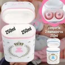 Protetor Bolsa Térmica para Mamadeira  Duplo Lipi Baby Com Isopor para 2 Mamadeiras