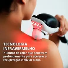 Massageador Infravermelho Profissional Muscular Fisioterapia Capilar Massagem Pós Treino 110V OU 220V