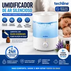 Umidificador De Ar Silencioso Quarto Bebê Escritório Sala Ar Seco Previne Rinite Asma👶✨🌙