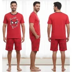Pijama Adulto Masculino Longo Inverno Super Herói/ Pijama Masculino Curto Estampado