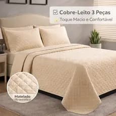 Cobre Leito Basic 3 Peças Matelado Ultrassônico Toque Macio Elegante