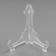 Kit 2 Suporte Prato Decorativo Tamanhos Transparente