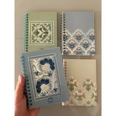 Bloco de Anotações Floral Holográfico Estampado Fofo Papelaria