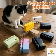 Cortador de papelão para arranhador de gatos