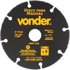 Disco Vonder Corte de MDF Laminados Madeira para Serra Mármore 5" Tipo Makita