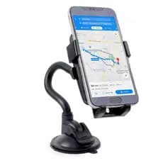 Suporte Celular Veicular Mex Fixação ventosa ajustável e Giratório 360