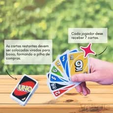 Jogo De Cartas Baralho Uno 108 unidade