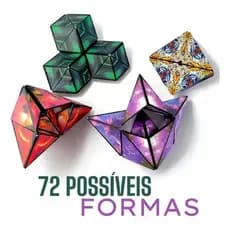 Cubo Mágico Magnético Rubik Mutável Geométrico 3d
