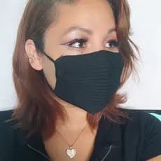 Máscaras Tricô Lavável Malha Canelada