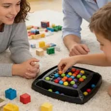 Brinquedo Jogo Das Bolinhas Crush Color Infantil Estratégia Raciocínio logico Educativo Pedagógico