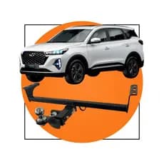 Engate Reboque Removível Tiggo 7 / 7X Pro 2019 a 2025 Brucke Kit Completo Alta Resistência Inmetro