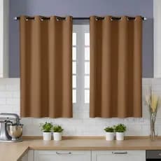 Cortina Cozinha Corta 100% a  Luz Blackout/Blecaute 2,20 X 1,30 Imperdivel