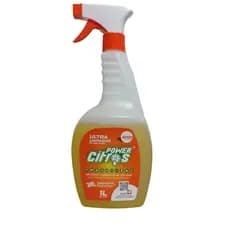 Kit 2 Power Citros Ultra Limpador Multifuncional Desengordurante Desengraxante 1 LT Laranja