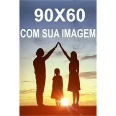 Placa Quadros Decorativo 90x60 Imagem Personalizada Com Sua Foto Aqui Família Casamento Pet Casal