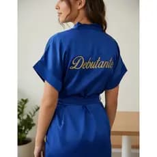 Robe Debutante Azul Royal
