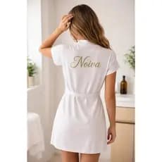Robe Hobby Casamento Verde Oliva Tecido Luxo Sem Brilho