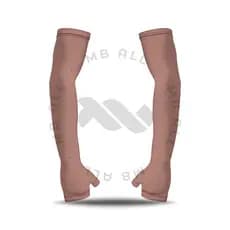 Par Manga Manguito com Proteção Solar UV FPS Braço Unissex Motoqueiro Ciclistas Ciclismo Chocolate