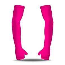 Par Manga Manguito com Proteção Solar UV FPS Braço Unissex Motoqueiro Ciclistas Ciclismo Rosa Pink