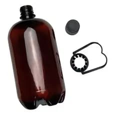 Kit 20 Garrafa (growler) 1l Pet P Cerveja Ambar Tampa E Alça