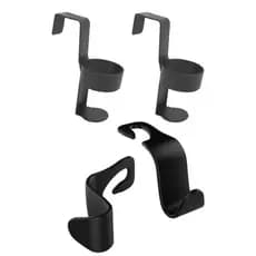 Kit 2 Suporte Porta Cuia Garrafa 2 Suporte Veicular Segura Sacola Bolsa Cabide Carro