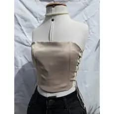 Cropped Corset Venice Bege | Cropped Corset moda