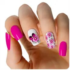 60 Adesivos de Unha exclusivos variados Películas de Unhas modelos bem femininos e delicados formulação gel para todos os tipos de unhas