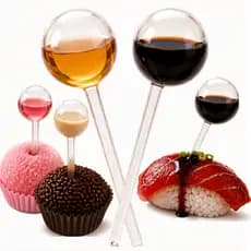 Kit 50 Ampolas Saborizantes 1ml Esfera Para Doces Salgados Sushi Docinho Brigadeiros Gourmet