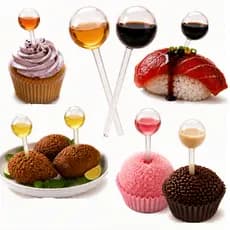 50 Ampolas Saborizantes Esfera 4ml Para Doces Salgados Sushi Docinho Brigadeiros Gourmet