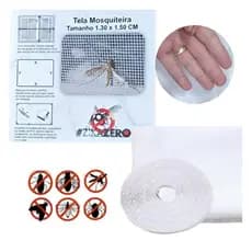 Tela Mosqueteiro Proteção Janela Anti Inseto Contra Mosquito