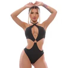Maio De Praia Bojo Feminino Tipo Biquini Hot Paint Maiô Argola Asa Delta Body Traje Luxo Praia